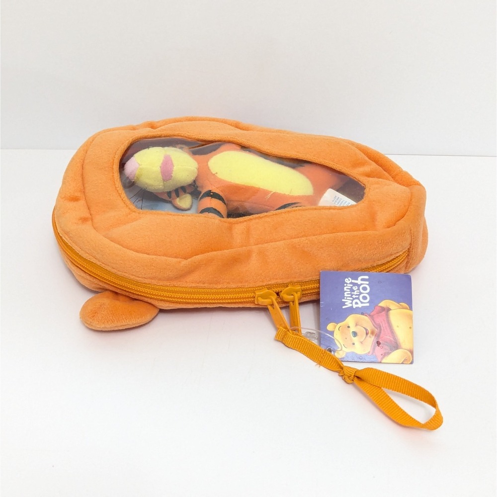 Applause Disney Tigger Plush Zipper Bag w/Stuffed Toy Figure Vintage NOS - Picture 7 of 12